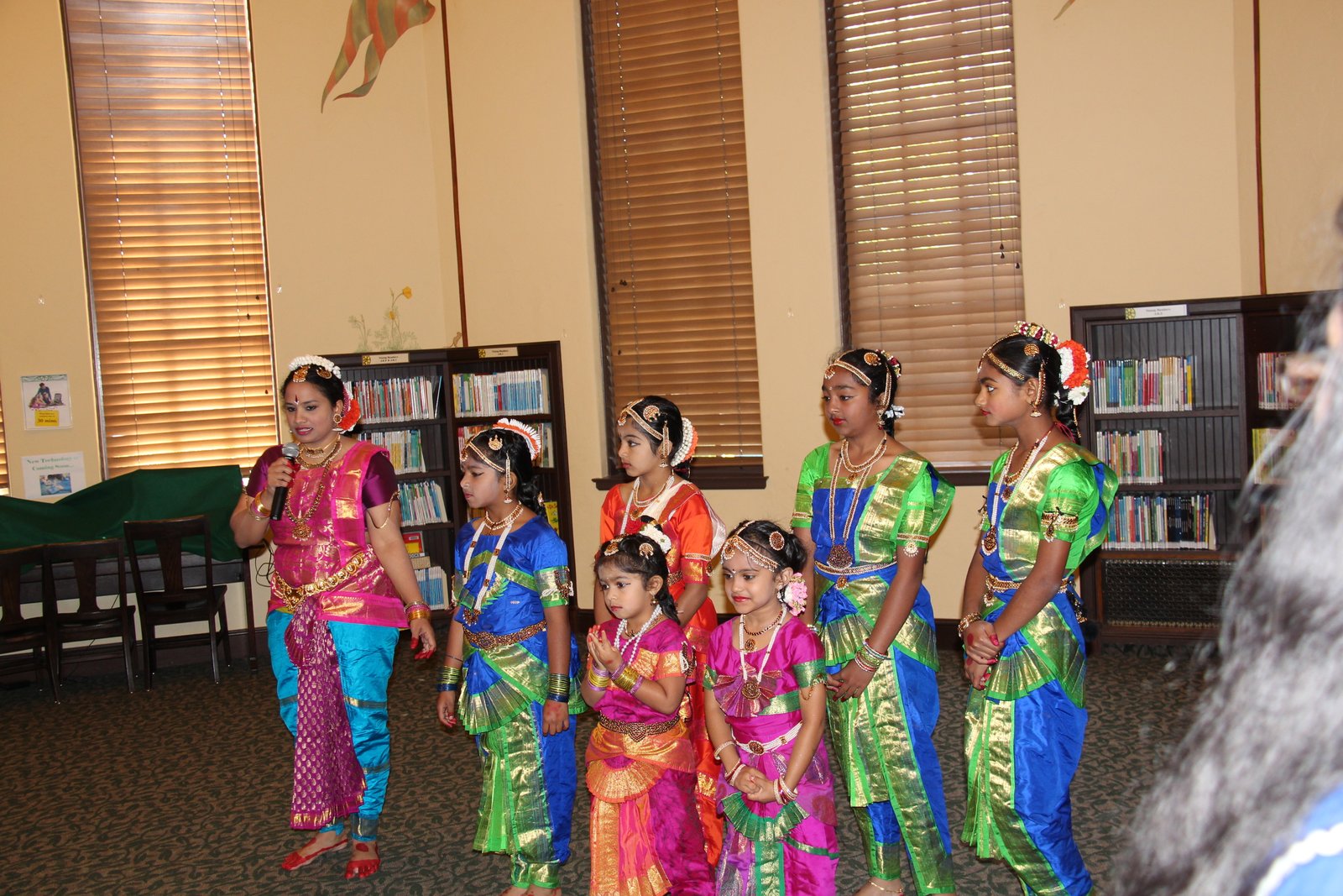Bharatanatyam performance - rhythmic footwork